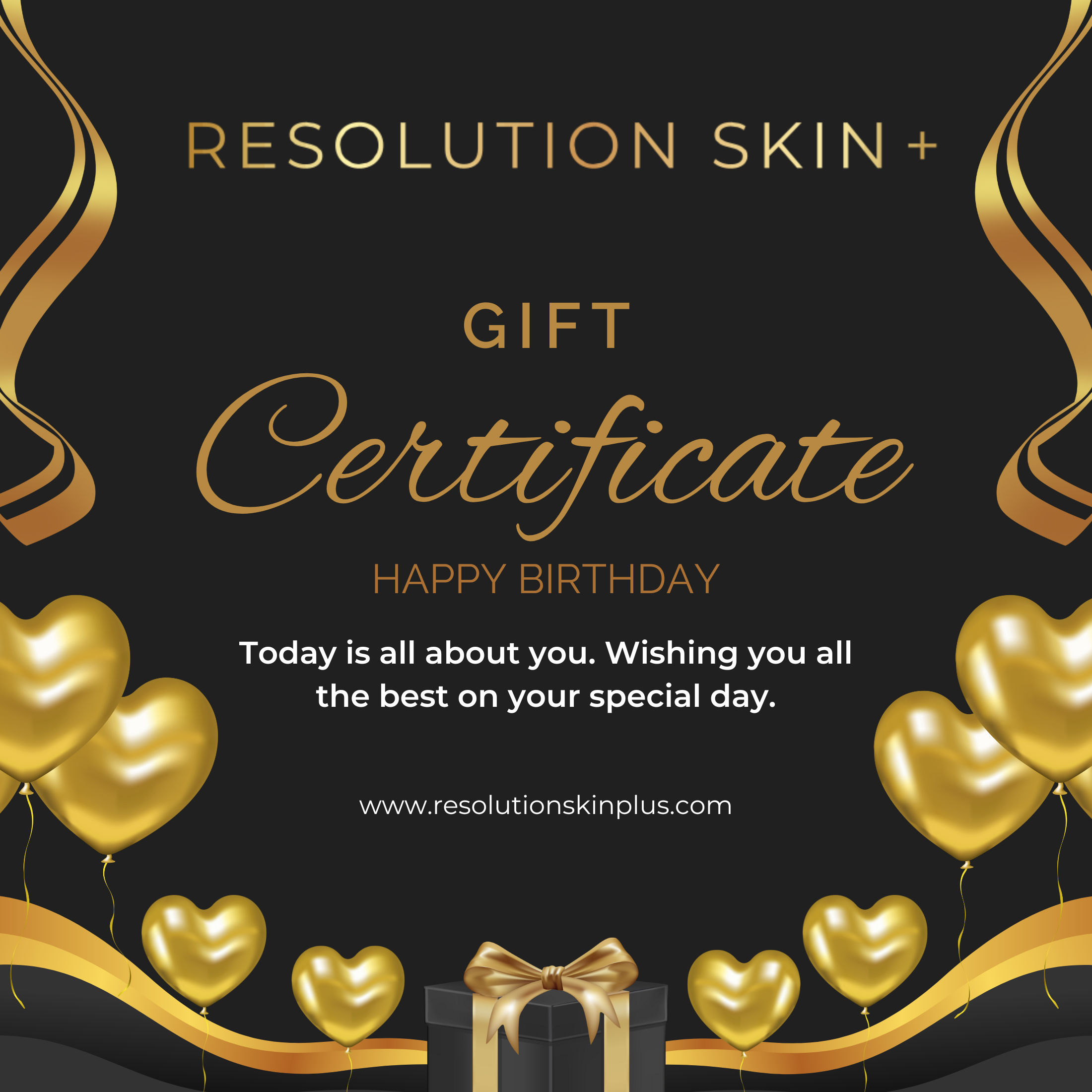 Birthday Gift Certificate