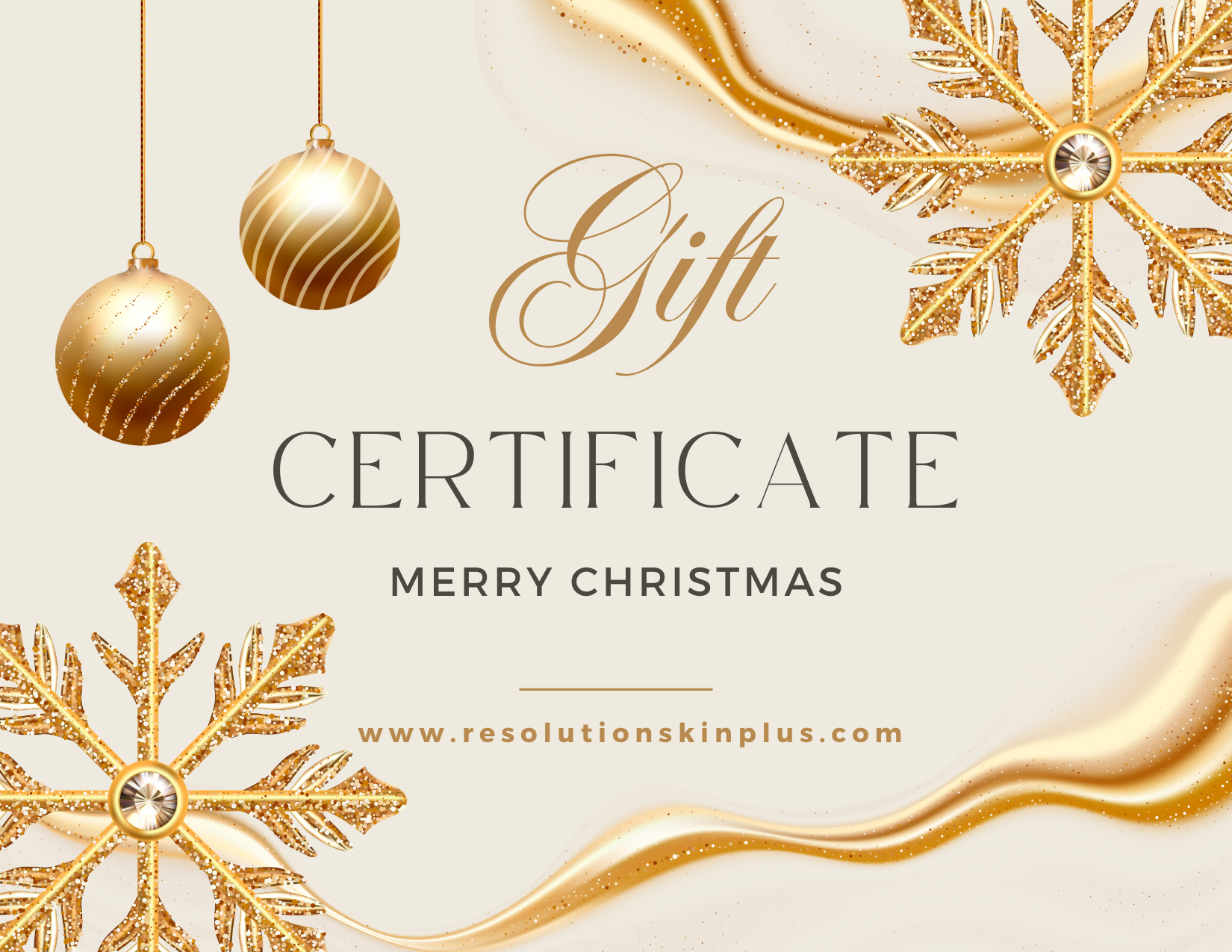 Christmas Gift Certificate